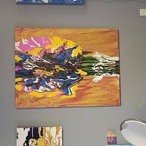 Acrylic Pour Painting